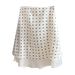 Women's High-Waisted Polka Dot Silky Acetate Midi Skirt Slimming A-Line Bodycon Hip Concealing Spring/Summer Fashion_ecoleips.com