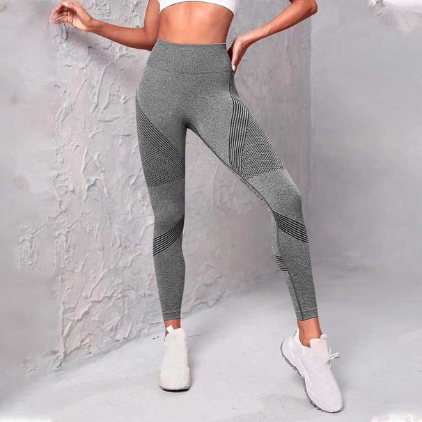 Women's Clothing Active Bottoms Peach Hip Fitness Line Yoga Pants_ecoleips.com
