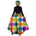 Spring New Women's Clothing Printed Long Skirt, Headscarf Set, Cross-border E-commerce Supply And Delivery Wy10072_ecoleips.com