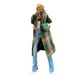 Fashion Long-sleeved Lapel Jacket Printed Woolen Long Coat_ecoleips.com