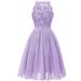 Elegant Chiffon & Lace Cocktail Dress – Flowy A-Line Midi Dress For Women (S-XXL, Plus Size Friendly)_ecoleips.com