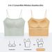 3015 Long Camisole Tube Top Mango Fixed Cup Non-Slip Sexy Backless Bra For Women_ecoleips.com