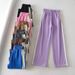 Retro College Style Side White Edge Webbing Sports Pants Women's Autumn New Slim Elastic High Waist Drawstring Pants Trendy_ecoleips.com