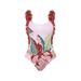 Women's Clothing New One Piece Backless Swimsuit Women's Handmade Flower Vacation Swimsuit_ecoleips.com