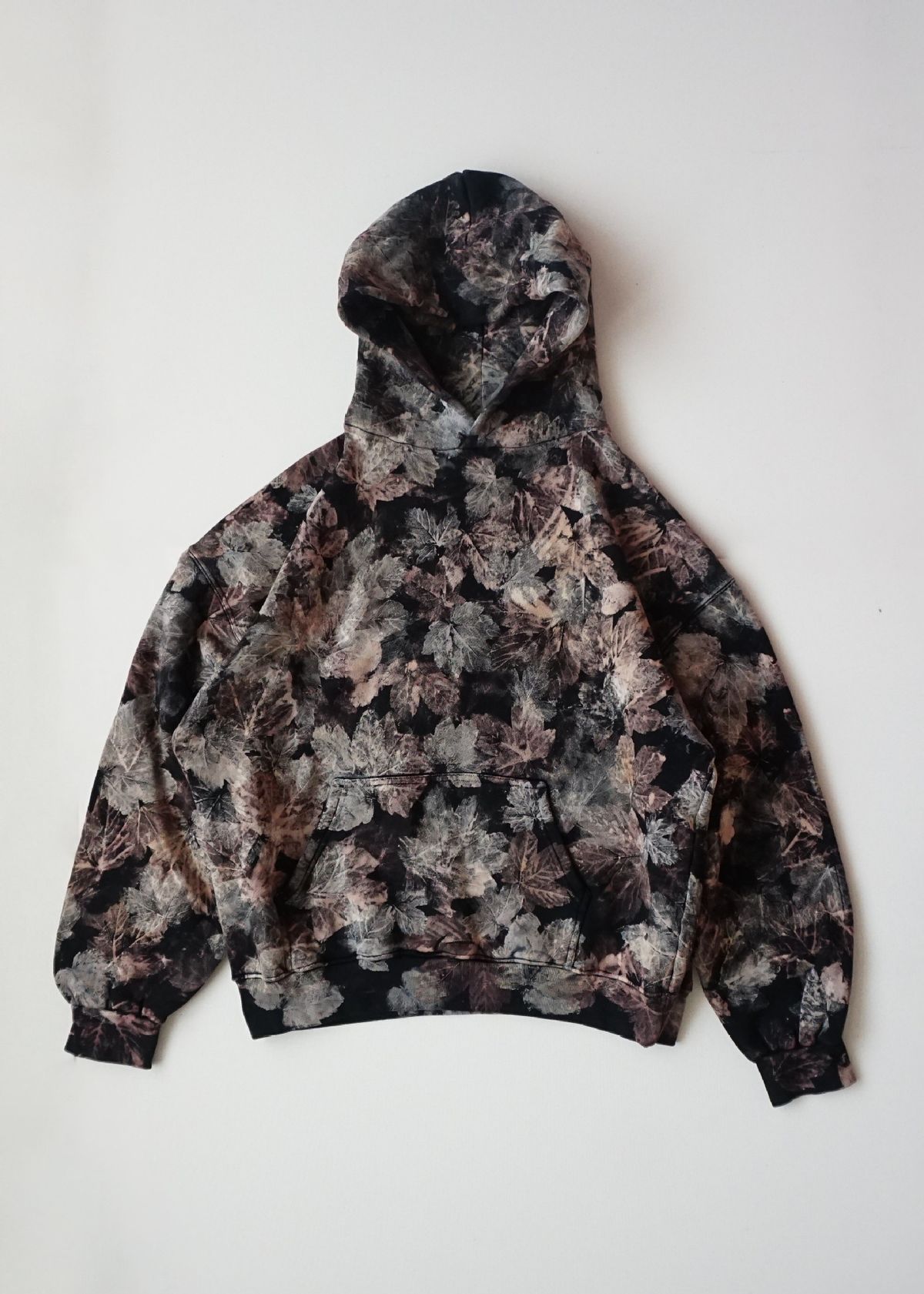 Unisex Camouflage Leaf Hooded Sweatshirt Y2K Street Retro Hip Hop Style European American Cross Border Loose Fit Women's Clothing_ecoleips.com