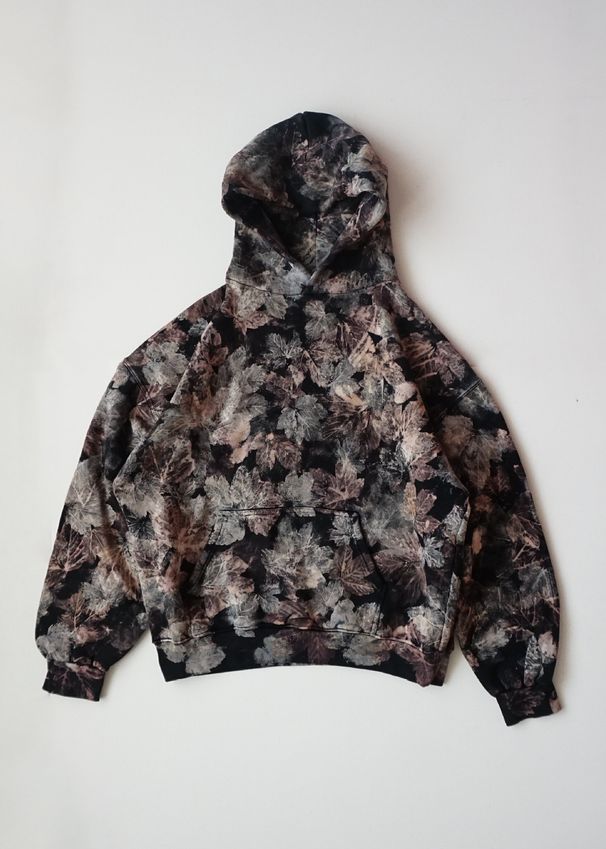 Unisex Camouflage Leaf Hooded Sweatshirt Y2K Street Retro Hip Hop Style European American Cross Border Loose Fit Women's Clothing_ecoleips.com