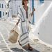 Women's Clothing Elegant Loose Print Long Swing Dress_ecoleips.com