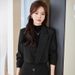 Petite Women's Clothing Wide Leg Trouser Suit Stylish Professional Look Elegant Outerwear For Spring And Autumn_ecoleips.com