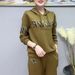 Women's Trendy Rhinestone Hooded Sweatshirt And Harem Pants Set Casual Outfit plus Size M to 4XL_ecoleips.com