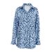 European And American Cross-Border New Satin Loose Leopard Print Skin-Friendly Long Sleeve Shorts Pajama Set_ecoleips.com