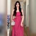 Elegant Strap For Women Summer 2025 New Tea Break French Style Waist Slimming Beach Vacation Long Dress_ecoleips.com