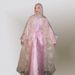 Women's Pink Embroidered Cardigan Robe Dress Innerwear Set Tie Waist Middle East Dubai 2025 Autumn New Fashion Muslim Clothing_ecoleips.com