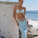 Women's Clothing Women's Sexy Two Piece Swimsuit Bikini Set Swimwear Small Floral Print Swimsuit Set Retro Sexy Hot Girl Pure Sensual Rope Bikini_ecoleips.com