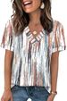 WIHOLL Womens Summer Tops Short Sleeve Basic Casual V Neck T Shirts Trendy Fashion 2026_ecoleips.com