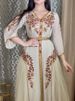 Women's Clothing Spring And Summer New Middle Eastern Women's Independent Station Sexy Chiffon Embroidered Belt Dress_ecoleips.com