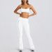 Women's Clothing Suspender Tube Top Nude Bra Beautiful Back Sports Underwear Running Fitness Women's Flared Trousers Suit_ecoleips.com