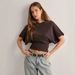 Korean-Style Round-Neck Short-Sleeve Tee For Women, Summer-Ready With Clean-Cut, Versatile, Solid-Color Loose-Fitting To_ecoleips.com