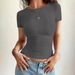 2024 Hot-Selling European And American Style Slim Fit Round Neck Short Sleeve T-Shirt Cross-Border Trade_ecoleips.com
