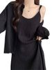 plus Size Summer Long Sleeve Shirt Early Spring New Style Slimming Meat Covering Elegant Strap Dress Two Piece Set Women's Cl..._ecoleips.com