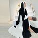 Women's Clothing Modest Muslim Clothing Pleated Dress Fashion Middle Eastern Cardigan Abaya Coat_ecoleips.com