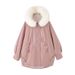 girl 2025 Winter New Women's Parka With Fleece Lining, Thickened Mid-Length Ins Style Hong Kong Workwear Cotton Jacket_ecoleips.com