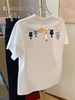 Cat Rope, Cartoon Cats Print Tshirt Short Sleeve Crew Neck Casual Top For Summer Spring, Women's Clothing_ecoleips.com