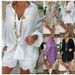 Women's Clothing Plus Size Cotton And Linen Shirts Button Down Loose Long Sleeved Casual Tops_ecoleips.com