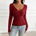 DiYun European And American Y2K Style Versatile Long-Sleeve T-Shirt Vest Top Women's Clothing 2025_ecoleips.com