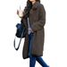 Women's Long Sleeve Fleece Coat With Lapel Collar - Winter Warm Fluffy Double-Sided Sherpa Jacket In Soft Ice Cream Colors_ecoleips.com