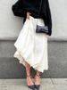 K European And American Style New Balloon Skirt, Fashionable, Casual, Simple, Solid Color, Versatile, High Waisted, Fluffy Skirt, Half Body Skirt_ecoleips.com