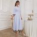 Verve 2025 Women's Clothing Abaya Elegant Muslim Cardigan Suit Dress_ecoleips.com