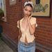 French-style Vintage Women's T-shirt, 2026 Spring New Fashion, Sexy Cardigan With Buttons, Short-sleeved Top, Wholesale_ecoleips.com