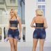 Women's Clothing New Elastic Hip Lifting High Waisted Denim Shorts Women's Wear_ecoleips.com