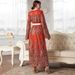 Modest Abaya Dress/Muslim Dress Women Elegant Set - Spring/Summer Lace Embroidered Open Front Maxi Dress With Matching Kimono(S-XL)_ecoleips.com