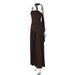 Elegant Off-Shoulder Bodycon Midi Dress With Back Slit, Open Back & Flowing Sash For Parties Versatile Elegance For Evenings_ecoleips.com