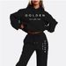 Women's Long Sleeve Letter Sweatshirt Casual Comfortable Sportswear Polyester Fiber Autumn Top_ecoleips.com