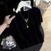 Women's French Style Knit Top Round Neck Off Shoulder Short Sleeve Elegant Fashionable Youthful Summer New_ecoleips.com