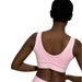 Women's Padded Chest Yoga Training Set Skin Friendly Fabric Pilates Two Piece Fitness Exercise Tight Fitting_ecoleips.com
