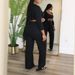 Women's Stylish Solid Color Long-Sleeve Trousers Set Timeless Style Effortless Comfort Fashion for Effortless Elegance_ecoleips.com