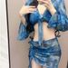 Women's Conservative Four Piece Bikini Swimsuit Set With Long Sleeves Slimming Flattering Design For All Seasons_ecoleips.com