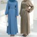 Loriya Slim Fit Elegant Dress High Collar Thin Strap Solid Color Style Plus Size Women's Clothing LR702_ecoleips.com