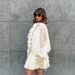 K Sweet And Niche Design Short Skirt, New Lace Up Black Fungus Edge Dress For Women_ecoleips.com