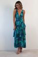 Pure Desire Halterneck Dress Women's Chiffon Summer Slim Ruffled Skirt_ecoleips.com