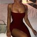 Women's Clothing Sexy Split One-step Dress_ecoleips.com