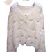 Women's Clothing Chunky Beaded Knit Sweater – Oversized Korean-Style Cardigan For Women_ecoleips.com