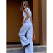 Spring/Summer Cotton & Linen Fashionable Casual Set: Slim-Fitting Jacket & Wide-Leg Pants For Women With A Sophisticated_ecoleips.com