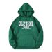 Letter Print Pullover Fleece-lined Hooded Sweatshirt For Women, 2024 Autumn And Winter New Korean Style Loose Versatile_ecoleips.com