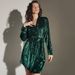 Aria Basics 2022 Spring European American Cross-Border Sleepwear, Golden Diamond Velvet, Warm Comfortable Women's Pajamas, Short_ecoleips.com