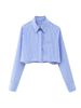 Short Shirt For Women French Design Three Color Options In Stock_ecoleips.com