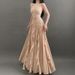 2025 Summer New Women's French Style Elegant Spaghetti Strap Slim Evening Dress With Wavy Hem_ecoleips.com